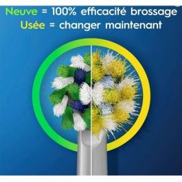 Oral-B Pro 3 3000 Blanco Cepillo de Dientes Eléctrico - 2 Cabezales - Cabeza Redonda - 3 Modos de Cepillado