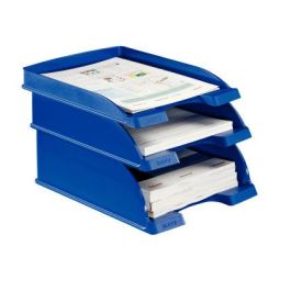 Set de Bandejas organizadoras Leitz Plus Jumbo Azul (4 Unidades)