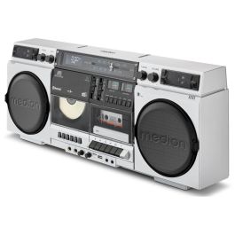 Medion P66538 Retro-Boombox blanco 20W