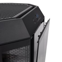 Thermaltake The Tower 300 Micro Torre para PC de Sobremesa Negra con 2 Ventiladores Superiores de 140 mm Preinstalados