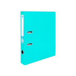 Liderpapel Archivador de Palanca Documenta Folio Forrado PVC Rado con Compresor Lomo 52 mm Verde Claro