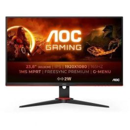 Monitor Gaming AOC 24G2SPAE/BK 23.8"/ Full HD/ 1ms/ 165Hz/ IPS/ Multimedia/ Negro Precio: 139.49999976. SKU: B1JKRPY284