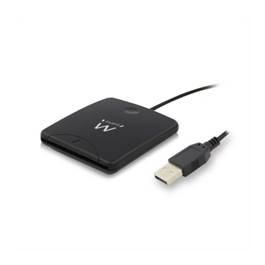 Ewent Lector Tarjetas DNI EW1052 USB 2.0, Compatible con Windows y Mac, ISO 7816, PC/SC, EMV 4.1 Precio: 10.50000006. SKU: S0207685