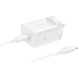 Samsung Cargador Rápido 45W EP-T4511 con Cable USB-C Blanco Super Fast Charging 2.0