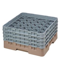 CAMBRO - 30S800-184 - Cesta de lavado 30 comp. 4 alturas - 7,84 cm Ø máx. - alt. máx. 21,7 cm - 50 x 50 x 26,7 cm - Beige Precio: 96.8899998. SKU: B14KR4ZN4J
