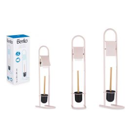 Portarrollos Escobilla Metal Bambú Rosa Berilo 16 x 28.5 x 80.8 cm (4 Unidades) Precio: 43.49999973. SKU: B18JQMHZ6S