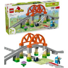Lego DUPLO 10426 Set de Expansión My Town: Vías de Tren y Puente para Aprendizaje Temprano