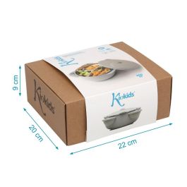 KioKids Recipiente Térmico para Alimentos Bebé Acero Inoxidable Forma Oso 450ml con Ventosa Antivuelcos Gris +4 meses KioKids Recipiente Térmico para Alimentos Bebé Acero Inoxidable Forma Oso 450ml con Ventosa Antivuelcos Gris +4 meses
