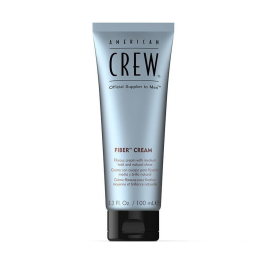 American Crew Fiber Cream: Crema Fibrosa de Peinado para Hombre con Fijación Media y Brillo Natural para un Estilo Versátil, 100 ml