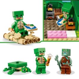 LEGO 21254 Minecraft La Casa-Tortuga de la Playa: Set de Construcción con 3 Personajes, Tortugas y Accesorios, +8 años LEGO 21254 Minecraft La Casa-Tortuga de la Playa: Set de Construcción con 3 Personajes, Tortugas y Accesorios, +8 años
