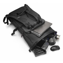 ASUS BP3706 ROG Slash Backpack 4.0 Mochila para Portátiles hasta 18" (45.7 cm) - Negra, Resistente al Agua y Desgarros