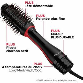 Revlon RVDR5298E One-Step Volumiser Plus cepillo secador moldeador, volumen y brillo, reduce frizz