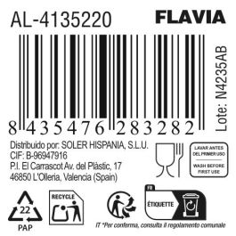 La Mediterranea Copa Vino Flavia 58 cl (7.5 cm x 23 cm) – Ideal para degustación y uso diario (24 Unidades)