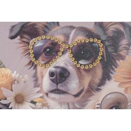 DKD Home Decor Cuadro Moderno Perritos Naranja Beige 3 x 90 x 60 cm (4 Unidades)