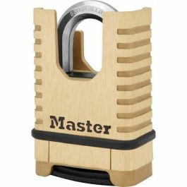 MASTER LOCK Candado de latón macizo de alta seguridad [Grillete protegido] [una combinación] M1177EURD