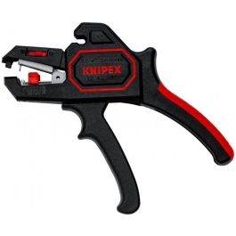 Knipex KP-1262180 - Alicate pelacables automático de 180 mm, Negro/Rojo para cables AWG 10-24