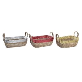 DKD Home Decor Cesta de Navidad Tradicional Pack 6 Unidades - Rojo, Dorado, Plateado, Natural - Fibra y Seagrass, Medidas 32x22x12 cm Precio: 34.64472. SKU: B14NHYLJS2