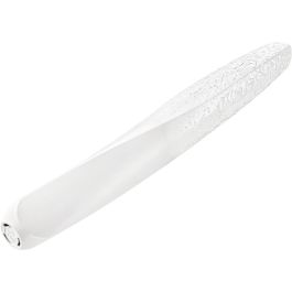 Pelikan Twist Pluma Estilográfica, Estructura Blanca, Punta M, para Zurdos/Diestros, Tinta Azul Borrable, Cartucho Incluido