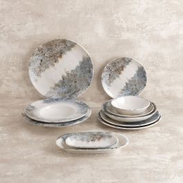 Plato para Pizza Bidasoa Polaris Hydrozero Beige Cerámica Ø 30 cm (6 Unidades)