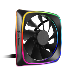 SHARKOON Ventilador RGB SHARK Lights 12 cm Negro con Iluminación LED Multicapa y Funcionamiento Silencioso Precio: 17.99000049. SKU: S5603049