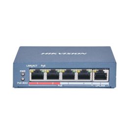 Hikvision Switch PoE 4 Puertos Fast Ethernet No Gestionable Pro Series
