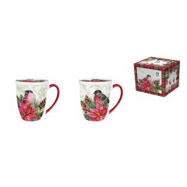 DKD Home Decor Mug Taza Infusiones Navidad Tradicional Porcelana 380ml Rojo Verde Set 2 Unidades Apto Lavavajillas Microondas Precio: 7.34712. SKU: B15C2F2FWY