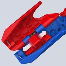 Knipex 16 95 03 SB ErgoStrip PV Herramienta Abmantelamiento Pelacables de 0.2-4 mm Azul/Rojo 135mm