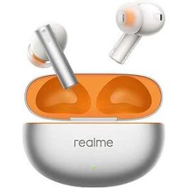 Realme Buds Air6 Flame Silver - Auriculares Inalámbricos con ANC 50dB, Bluetooth 5.3, hasta 40h de reproducción, Plata - 130070130620