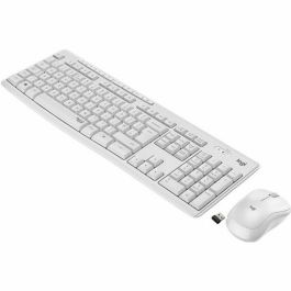 Logitech MK295 Pack Teclado y Ratón Inalámbrico SilentTouch Teclado Numérico Francés AZERTY Blanco Precio: 62.50000053. SKU: S7133998
