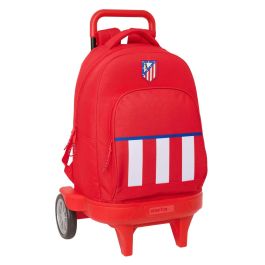 Mochila Escolar con Ruedas Atlético Madrid Rojo 33 x 45 x 22 cm Precio: 52.5000003. SKU: B1AVMH48RY