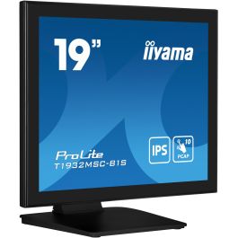 IIYAMA T1932MSC-B1S Monitor Táctil 19" IPS Full HD, HDMI+DP+VGA, USB Táctil, Altavoces Integrados, Negro