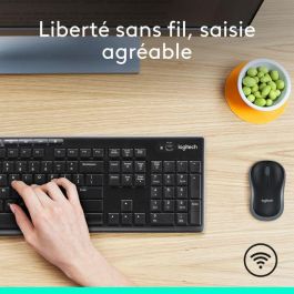 Logitech Teclado y Mouse Inalámbricos Mk270, Alcance 10m, Duración Batería 36/12 Meses, 8 Teclas Acceso Directo