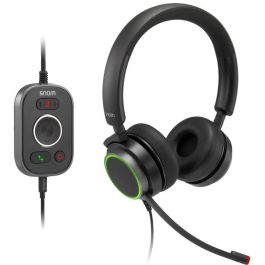 Snom A330D Auriculares Binaurales Alámbricos USB para Oficina/Centro de Llamadas, Micrófono con Cancelación de Ruido, Negro Precio: 108.49999941. SKU: B18AGF9GL7