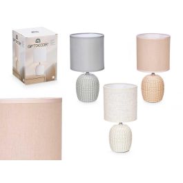 Lámpara de Sobremesa Cerámica Abombada Giftdecor 14.5x30x14.5 cm - Colores Surtidos (12 Unidades) Precio: 86.49999963. SKU: B1EP495KLY