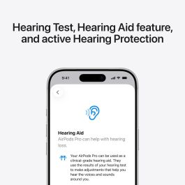 Apple AirPods Pro 3ª gen. Auriculares Inalámbricos Blancos con Cancelación de Ruido y Audio Espacial