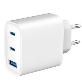 Cargador de Pared SPC Ultra Fast Charger 4342B/ 2xUSB Tipo-C/ 1xUSB/ 65W/ Blanco Precio: 30.59000032. SKU: B1HZQ2H5LQ