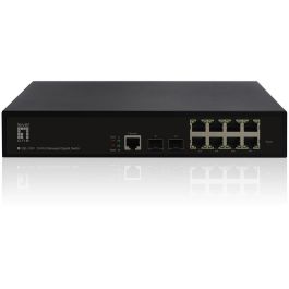 Level One GEL-1061 Switch de Red 8 Puertos Gigabit Ethernet (GE) y 2 Puertos GSFP de 19 Pulgadas Precio: 280.50000022. SKU: B13NKR4F63