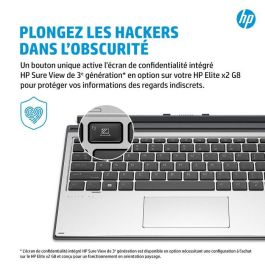 HP Elite x2 G8 Premium Keyboard - Teclado español desmontable para HP Elite x2 G8 Tablet, privacidad con un toque