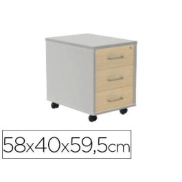 Rocada Cajonera Serie Store con 3 Cajones 60x40x60 cm, Acabado Gris/Blanco, Ruedas con Freno, Cierre Centralizado y Antivuelco Precio: 229.89000056. SKU: B15YD8KW8G