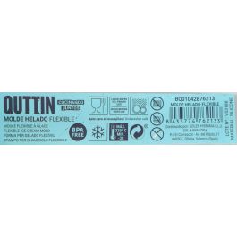 Quttin Molde Helado Flexible, 20x4 cm, 40g (36 Unidades)