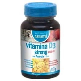 DIETMED Vitamina D3 Strong 4000 UI 90 Comprimidos con Zinc y Acerola (Vitamina C) - Fortalece Defensas Naturales Precio: 13.5899995. SKU: B1FR4D4QGZ