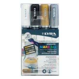 Marcador Permanente Lyra Graduate Mark All Conico 2,0 Mm. Surtido Estuche De 4 Precio: 13.6900005. SKU: B17C646TXS