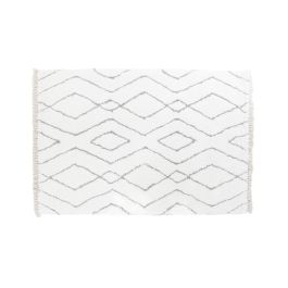 Alfombra DKD Home Decor Blanco Gris Rombos Scandi Ø 9,4 cm 120 x 180 x 3 cm Precio: 107.49999975. SKU: B17W74NHRG