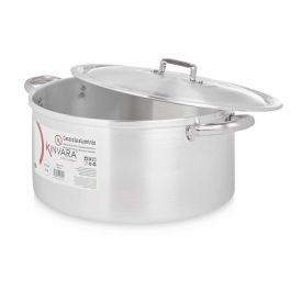 Cacerola de Aluminio Kinvara 32 cm 12,5 L - 44x35x19 cm, Plata, Apto Gas/Horno/Lavavajillas (3 Unidades) Cacerola de Aluminio Kinvara 32 cm 12,5 L - 44x35x19 cm, Plata, Apto Gas/Horno/Lavavajillas (3 Unidades)
