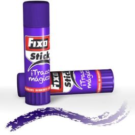 Fixo Pegamento En Barra 20 gr Trazo Mágico Morado - Pega Rápido, Lavable, No Tóxico - Caja Expositora 24Ud Precio: 22.88999955. SKU: S8407935