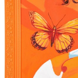 Pintura Mujer Naranja Lienzo Decoración 100 X 3,50 X 130 cm