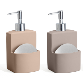 DKD Home Decor Dosificador Basicos Rosa Beige de Gres y ABS, Colección Chinalight 2025, 9.3x19x10 cm (Pack 6 Unidades Surtidas) Precio: 37.59000036. SKU: B19QBC6MLA