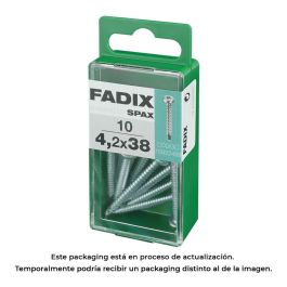 Caja s 10 unid. tornillo rosca chapa cr autot. 4,2x38mm fadix Precio: 2.50000036. SKU: S7913649