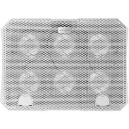 Mars Gaming Soporte Refrigerante MNBC23 para Portátiles hasta 16" con 6 Ventiladores LED y Soporte Ajustable