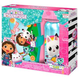 KIDS LICENSING Sandwichera La Casa de Muñecas de Gabby + Cantimplora Aluminio Gabby's Dollhouse 500ml - 22,5x21x7cm Precio: 12.68999963. SKU: B1BRS489NS